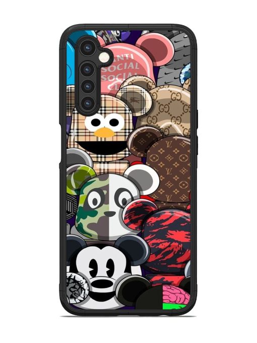 Streetwear Bearbrick Extravaganza Glossy Soft Edge Case for Realme 6 Chachhi