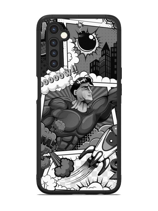 Comic Book Chaos Glossy Soft Edge Case for Realme 6 Chachhi