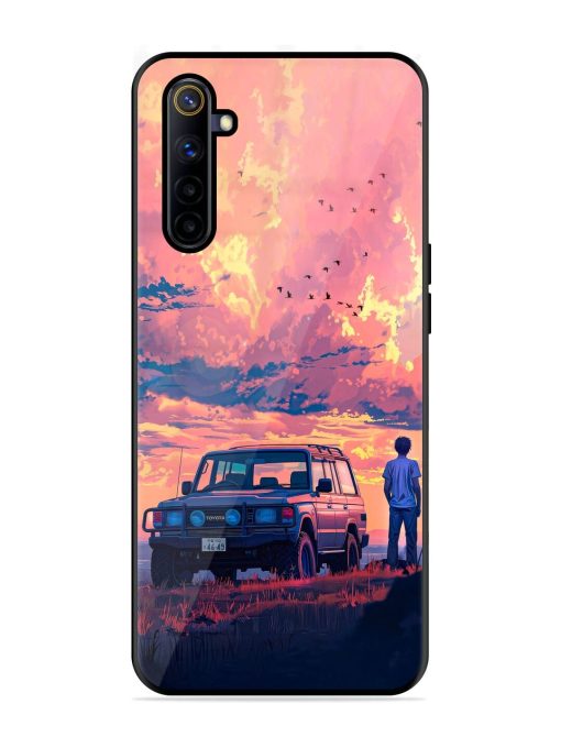 Solitude'S Horizon Glossy Soft Edge Case for Realme 6I Chachhi