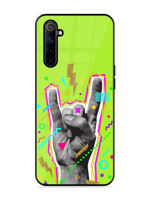 Neon Rock Glossy Soft Edge Case for Realme 6I Chachhi