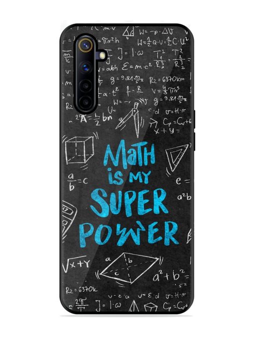 Math Magic Glossy Soft Edge Case for Realme 6I Chachhi