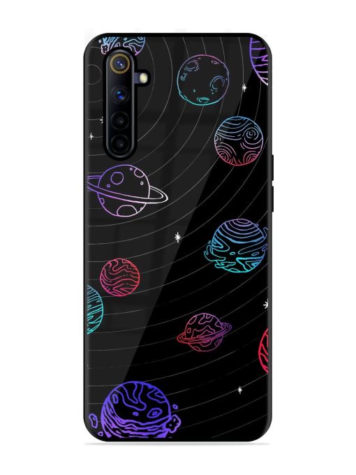 Cosmic Ballet Glossy Soft Edge Case for Realme 6I Chachhi