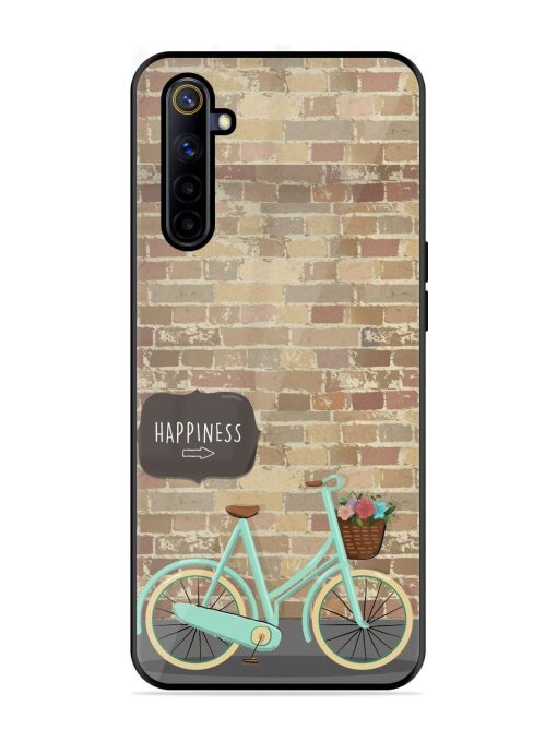 Pedaling Towards Happiness Glossy Soft Edge Case for Realme 6I Chachhi