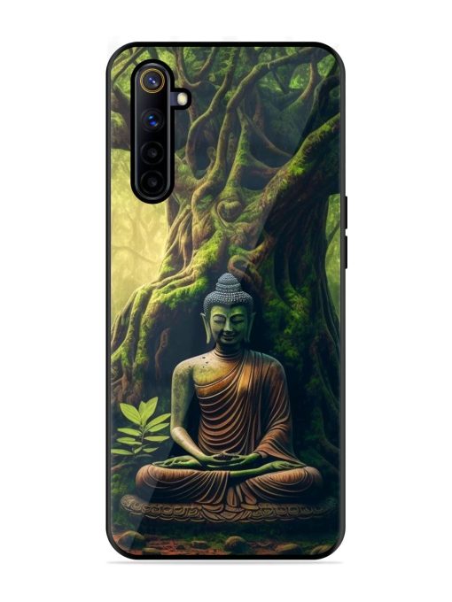 Green Buddha Art Glossy Soft Edge Case for Realme 6I Chachhi