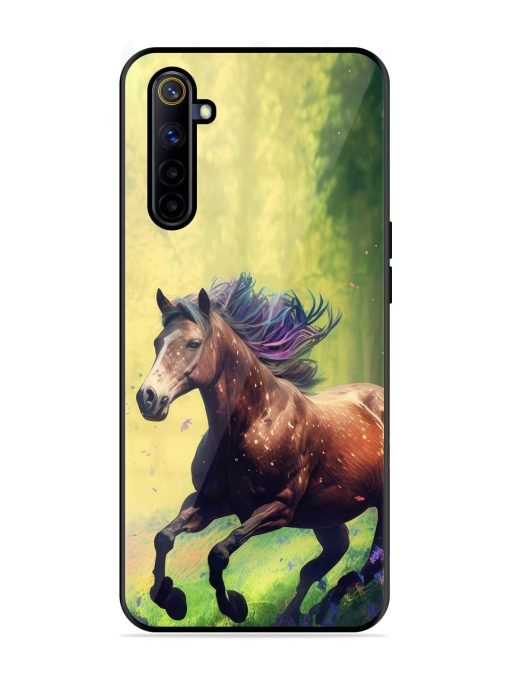 Enchanted Gallop Glossy Soft Edge Case for Realme 6I Chachhi