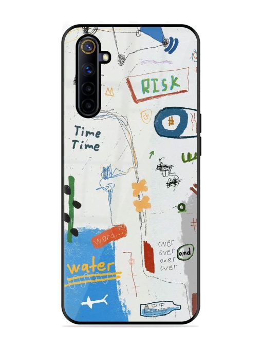 Mind Map Madness Glossy Soft Edge Case for Realme 6I Chachhi