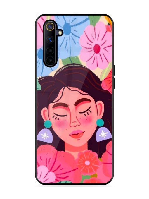 Blooming Serenity Glossy Soft Edge Case for Realme 6I Chachhi