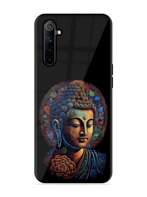 Stained Glass Serenity Glossy Soft Edge Case for Realme 6I Chachhi