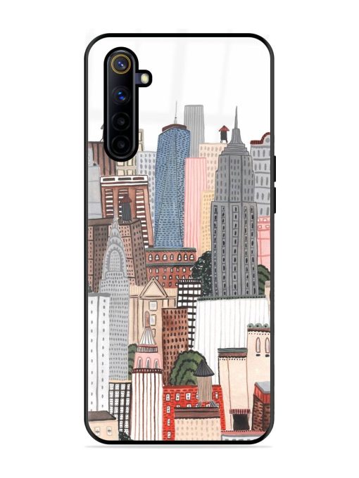 Cityscape Dreams Glossy Soft Edge Case for Realme 6I Chachhi