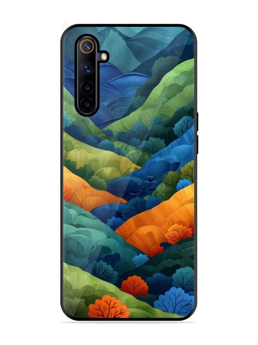 Serene Summits Glossy Soft Edge Case for Realme 6I Chachhi