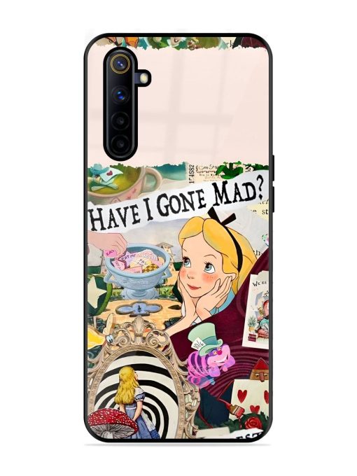 Mad Hatter'S Collage Glossy Soft Edge Case for Realme 6I Chachhi