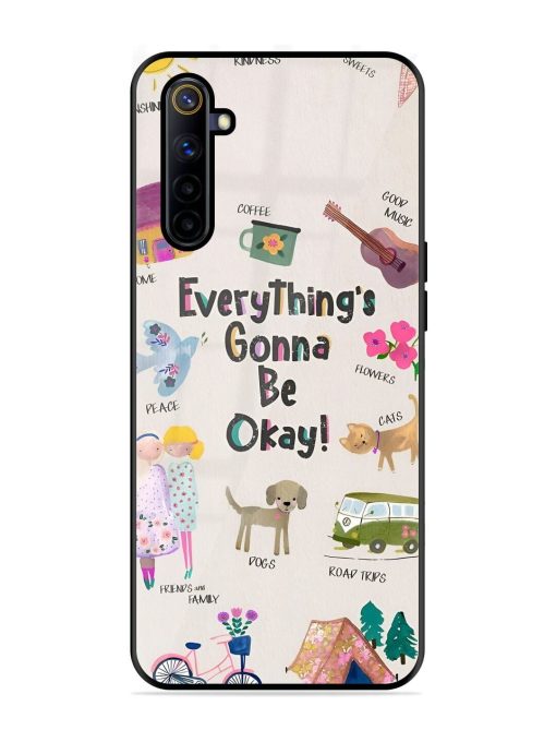 Sunshine And Smiles Glossy Soft Edge Case for Realme 6I Chachhi