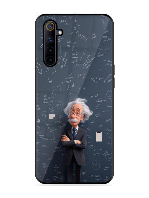 Albert Einstein Glossy Soft Edge Case for Realme 6I Chachhi