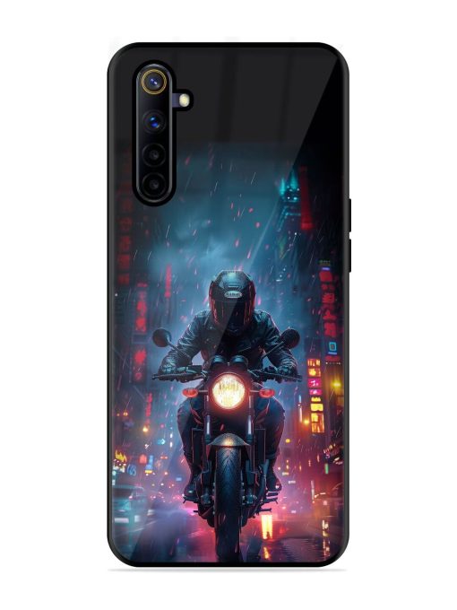 Neon Nights Glossy Soft Edge Case for Realme 6I Chachhi