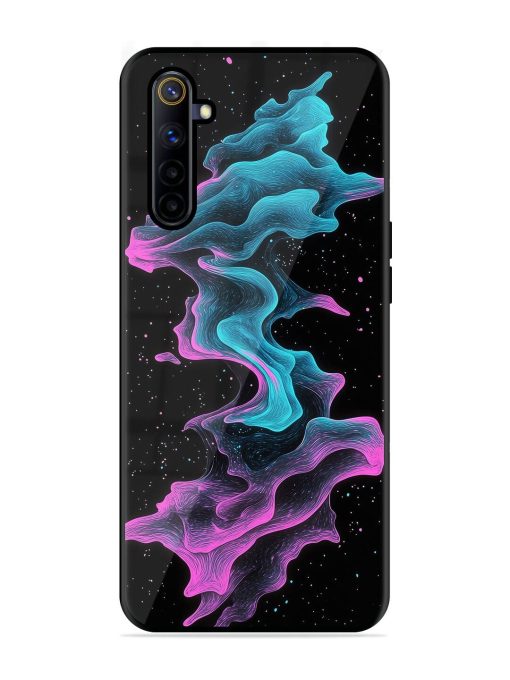 Cosmic Currents Glossy Soft Edge Case for Realme 6I Chachhi