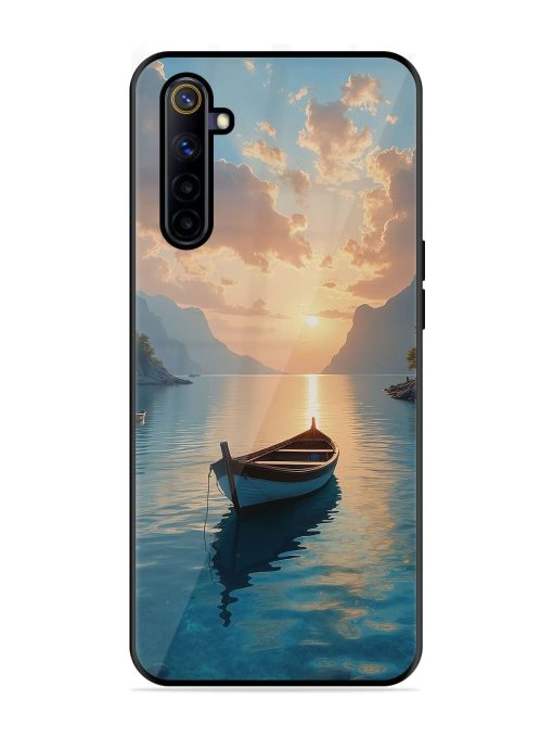 Serene Sunset Glossy Soft Edge Case for Realme 6I Chachhi