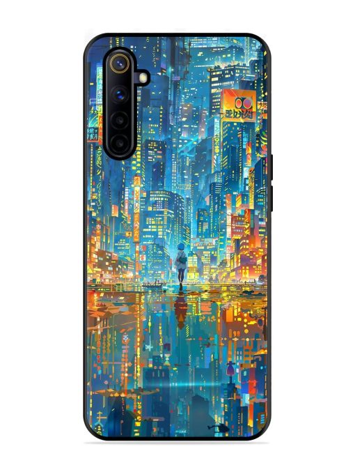 Neon Metropolis Glossy Soft Edge Case for Realme 6I Chachhi