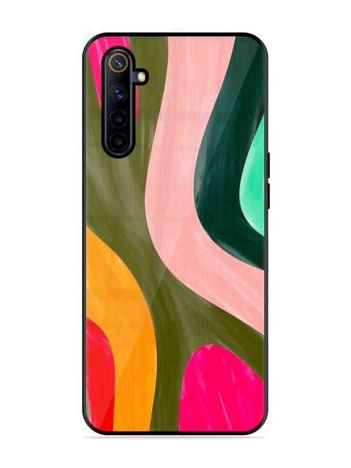 Wavy Wonder Glossy Soft Edge Case for Realme 6I Chachhi