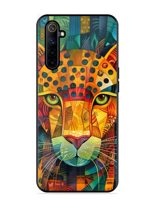 Mosaic Majesty Glossy Soft Edge Case for Realme 6I Chachhi