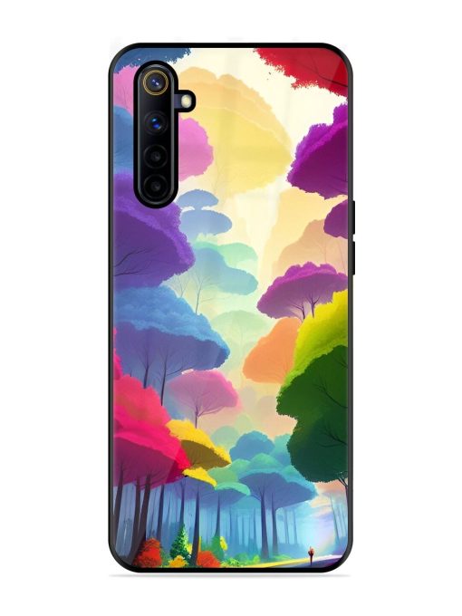 Rainbow Road Glossy Soft Edge Case for Realme 6I Chachhi