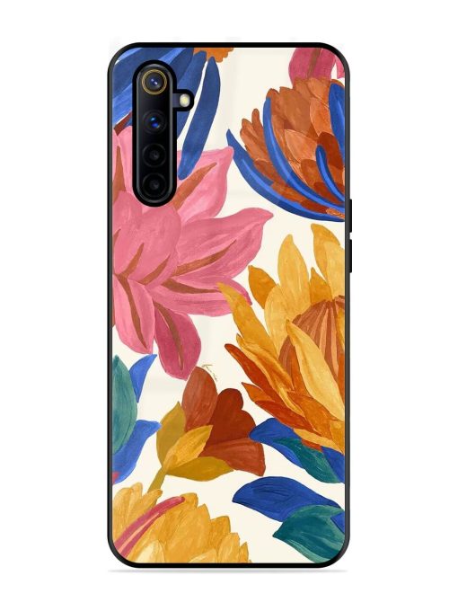 Blooming Tapestry Glossy Soft Edge Case for Realme 6I