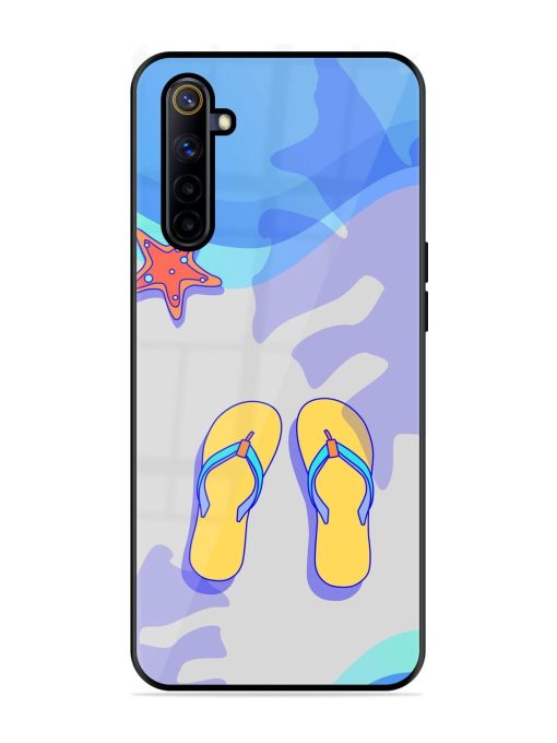 Sandy Toes And Salty Seas Glossy Soft Edge Case for Realme 6I