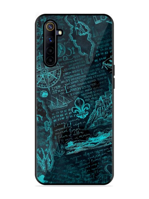 Nautical Notebook Glossy Soft Edge Case for Realme 6I Chachhi