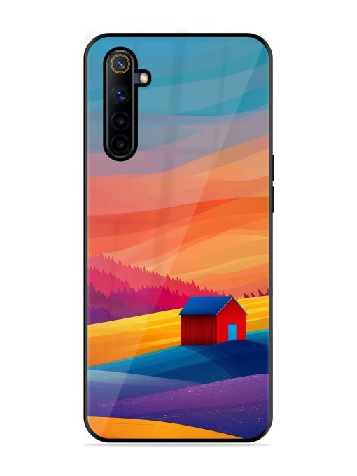 Sunset Solitude Glossy Soft Edge Case for Realme 6I Chachhi