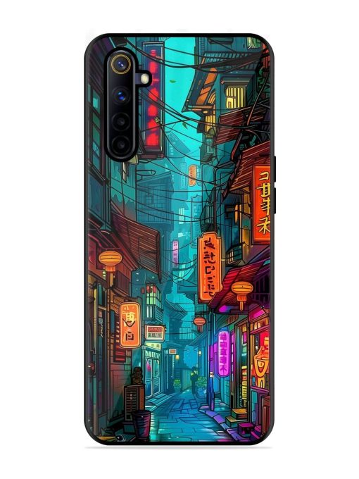 Neon Nightscape Glossy Soft Edge Case for Realme 6I Chachhi