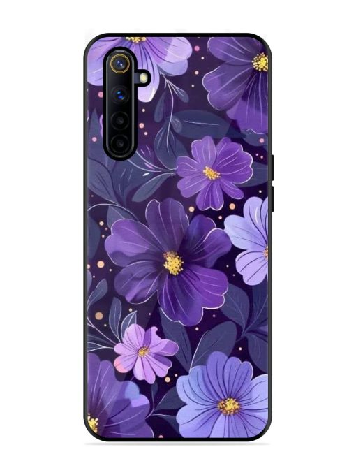 Purple Paradise Glossy Soft Edge Case for Realme 6I Chachhi