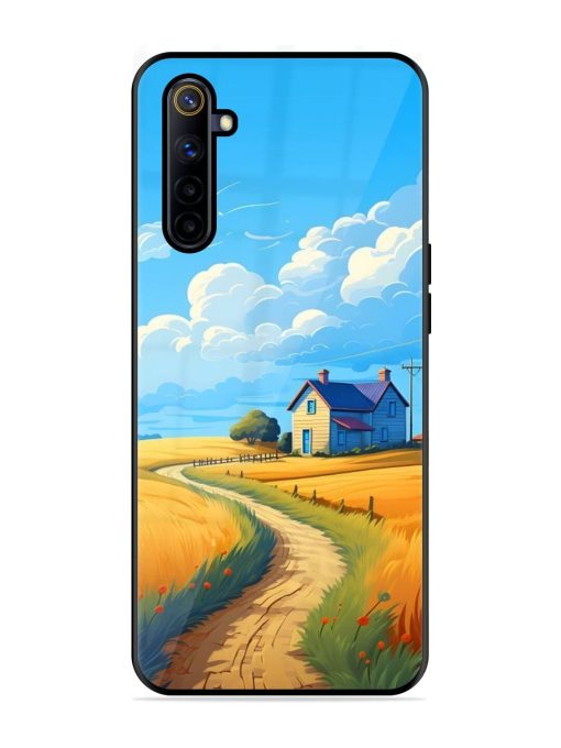 Countryside Cottage Glossy Soft Edge Case for Realme 6I Chachhi