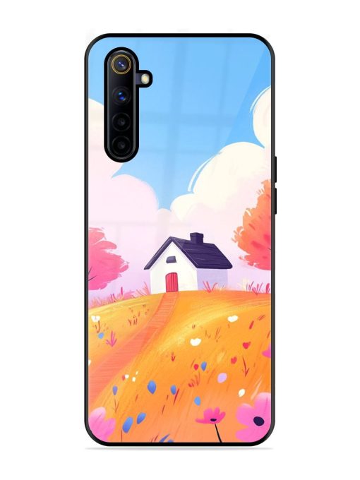 Hilltop Haven Glossy Soft Edge Case for Realme 6I Chachhi