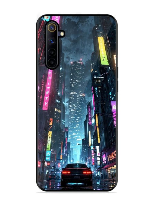 Neon Nightscape Glossy Soft Edge Case for Realme 6I