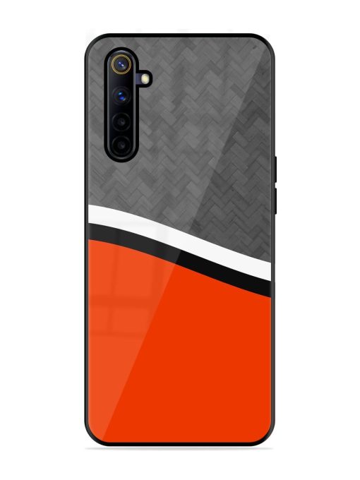 Bold Contrast Glossy Soft Edge Case for Realme 6I Chachhi