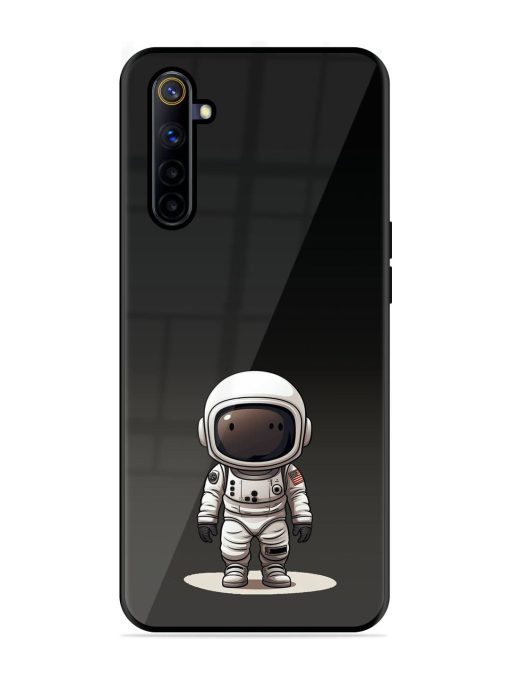 Neon Astronaut Glossy Soft Edge Case for Realme 6I Chachhi