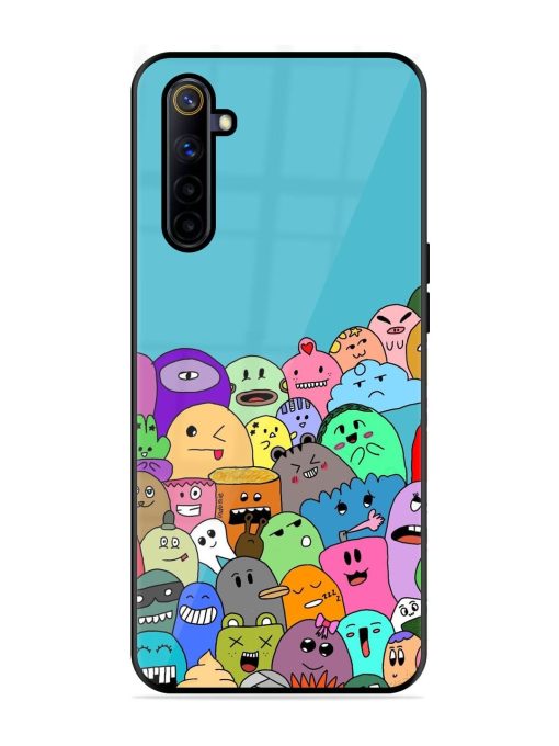 Monster Mash Glossy Soft Edge Case for Realme 6I Chachhi