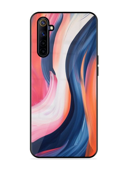 Whirling Hues Glossy Soft Edge Case for Realme 6I Chachhi