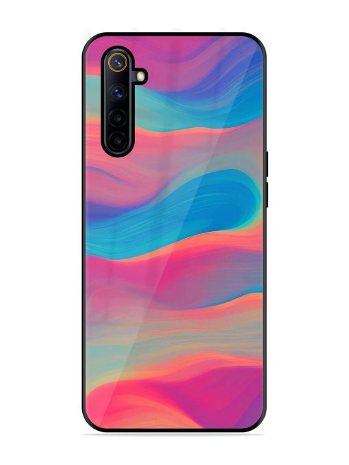 Wavy Wonder Glossy Soft Edge Case for Realme 6I Chachhi