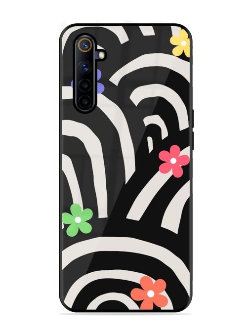 Rainbow Arcs Glossy Soft Edge Case for Realme 6I Chachhi