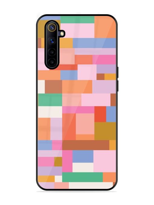 Colorful Chaos Glossy Soft Edge Case for Realme 6I