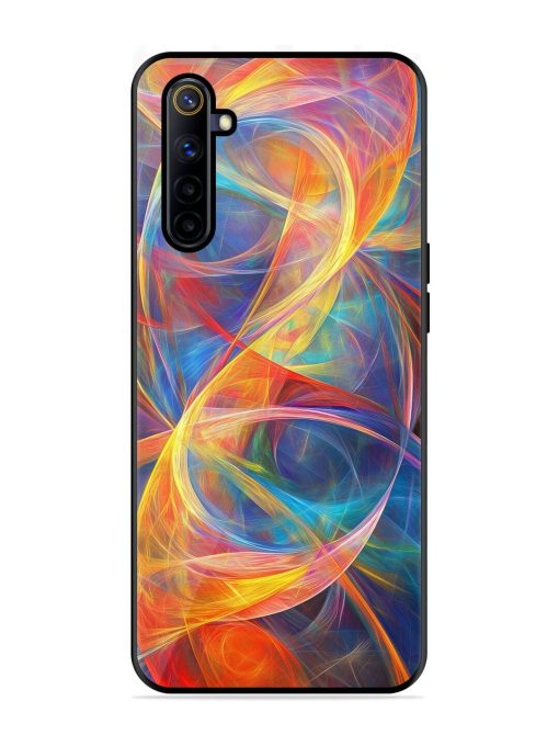 Cosmic Currents Glossy Soft Edge Case for Realme 6I Chachhi