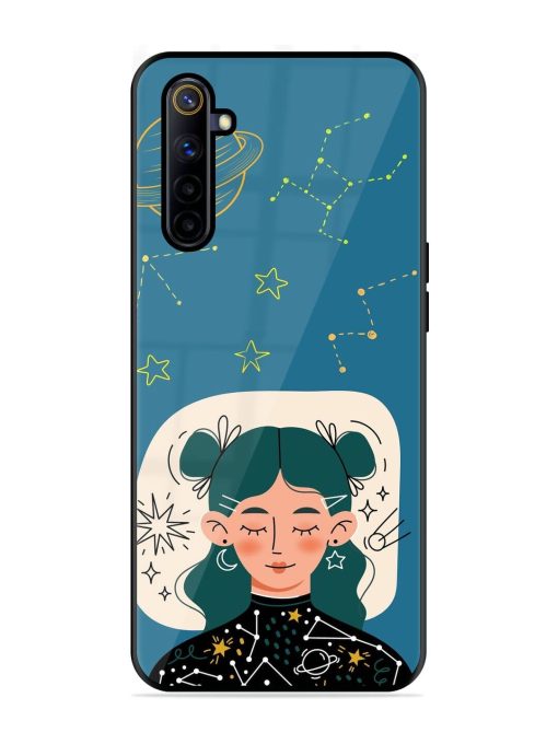 Cosmic Daydreamer Glossy Soft Edge Case for Realme 6I Chachhi