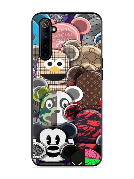 Streetwear Bearbrick Extravaganza Glossy Soft Edge Case for Realme 6I Chachhi