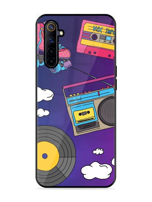 Retro Vibes Glossy Soft Edge Case for Realme 6I Chachhi