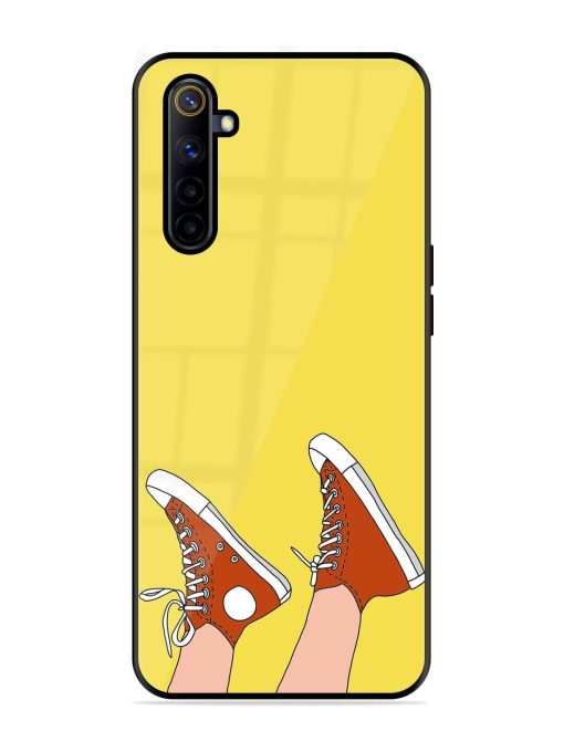 Kicking Back Glossy Soft Edge Case for Realme 6I Chachhi