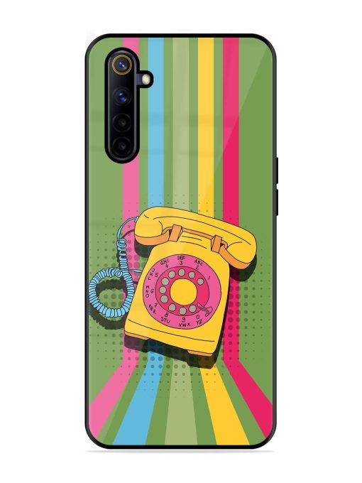 Retro Dialer Glossy Soft Edge Case for Realme 6I Chachhi