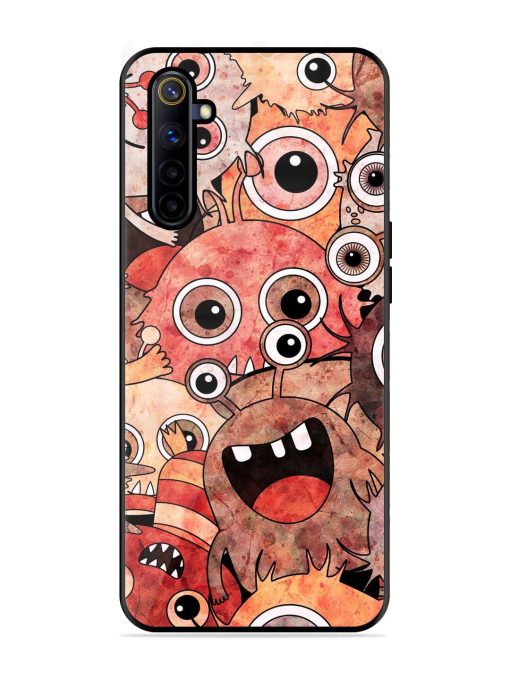 Monster Mash Glossy Soft Edge Case for Realme 6I Chachhi