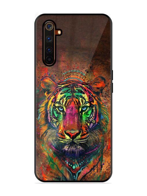 Cosmic Tiger Glossy Soft Edge Case for Realme 6 Pro Chachhi