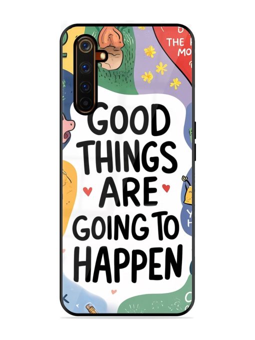 Uplifting Scribbles Glossy Soft Edge Case for Realme 6 Pro Chachhi