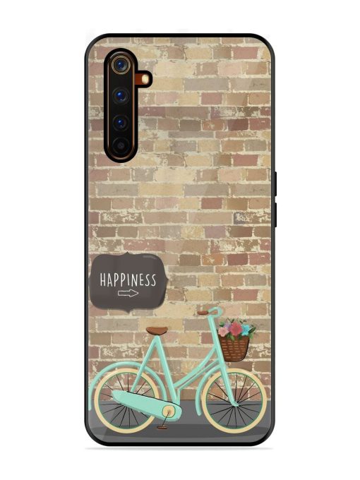 Pedaling Towards Happiness Glossy Soft Edge Case for Realme 6 Pro Chachhi